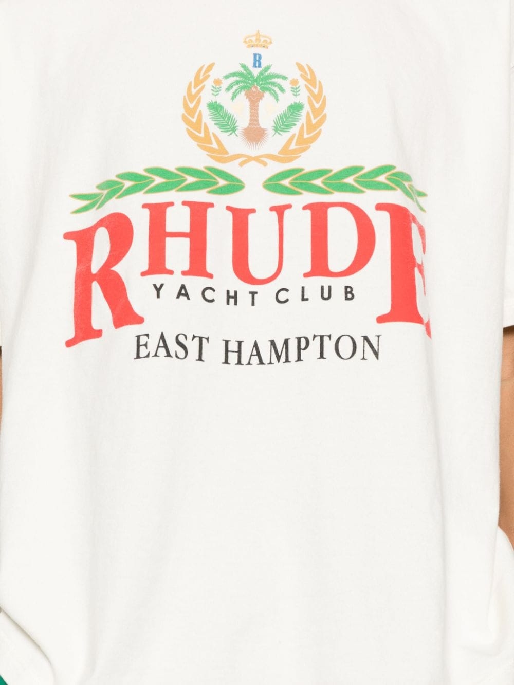 East Hampton Crest cotton T-shirt - 5