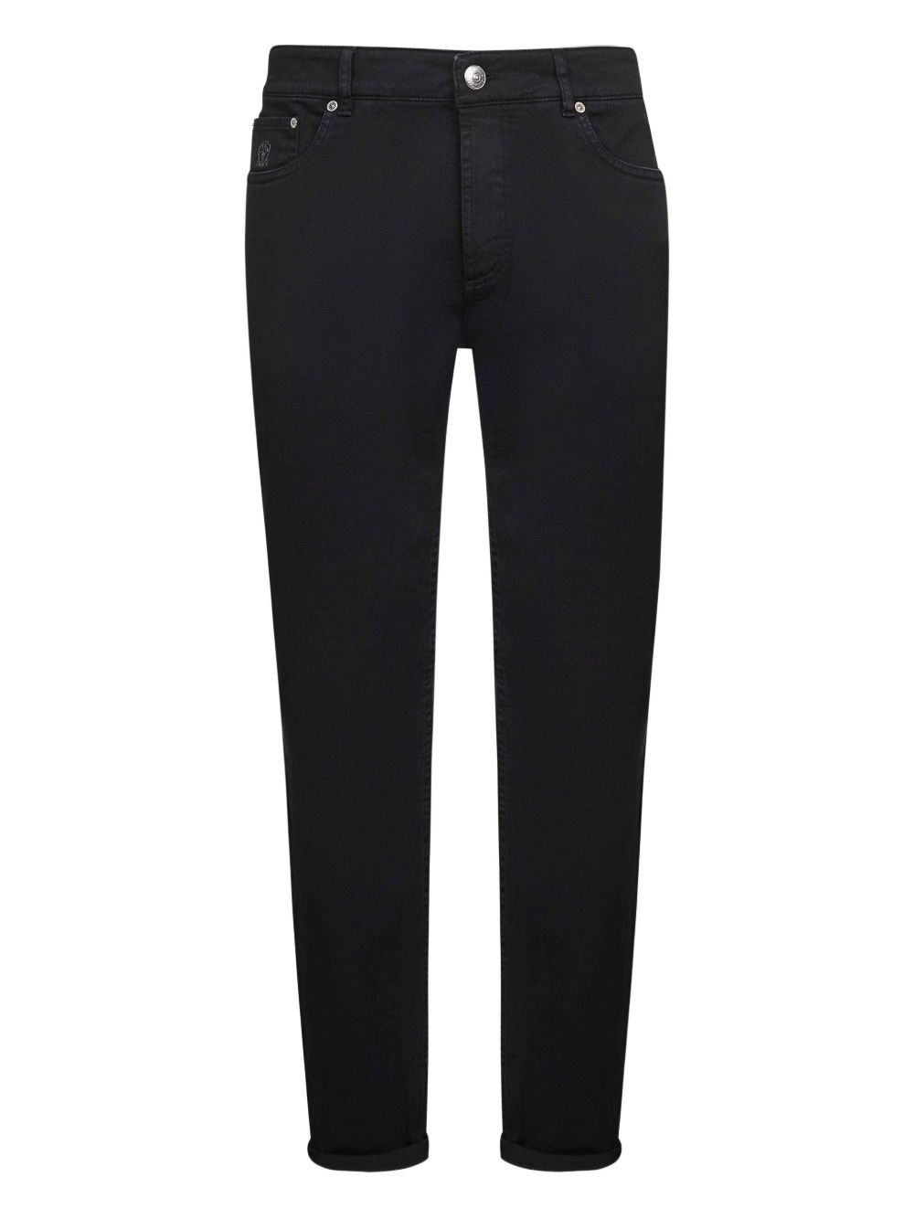 embroidered jeans - 1