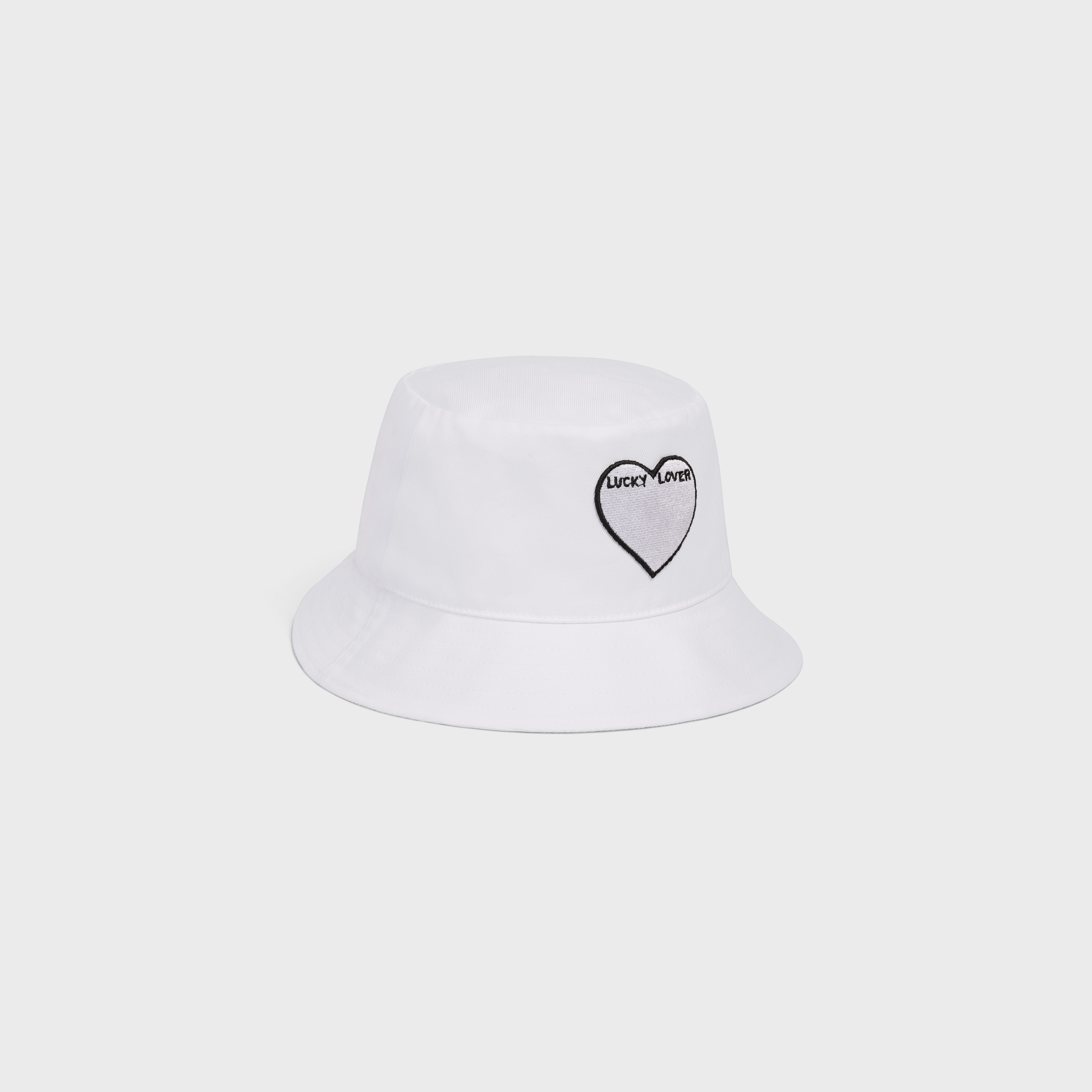 COTTON BUCKET HAT WITH ARTIST EMBROIDERY - 2