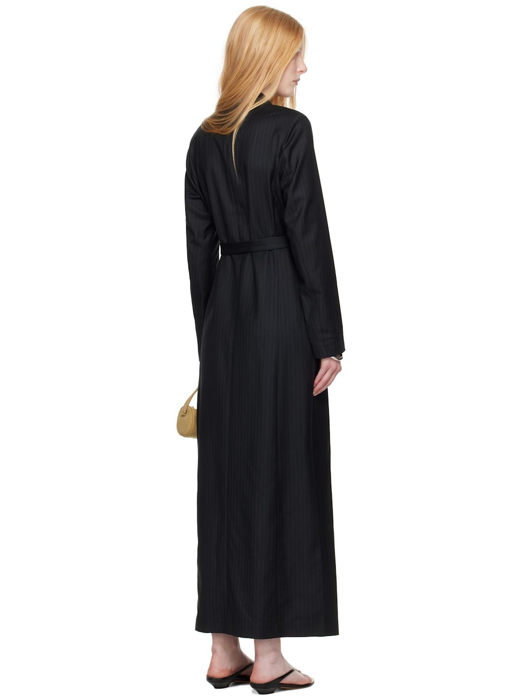 WORK SHOP Emporio Armani Black Completo Coat - 3