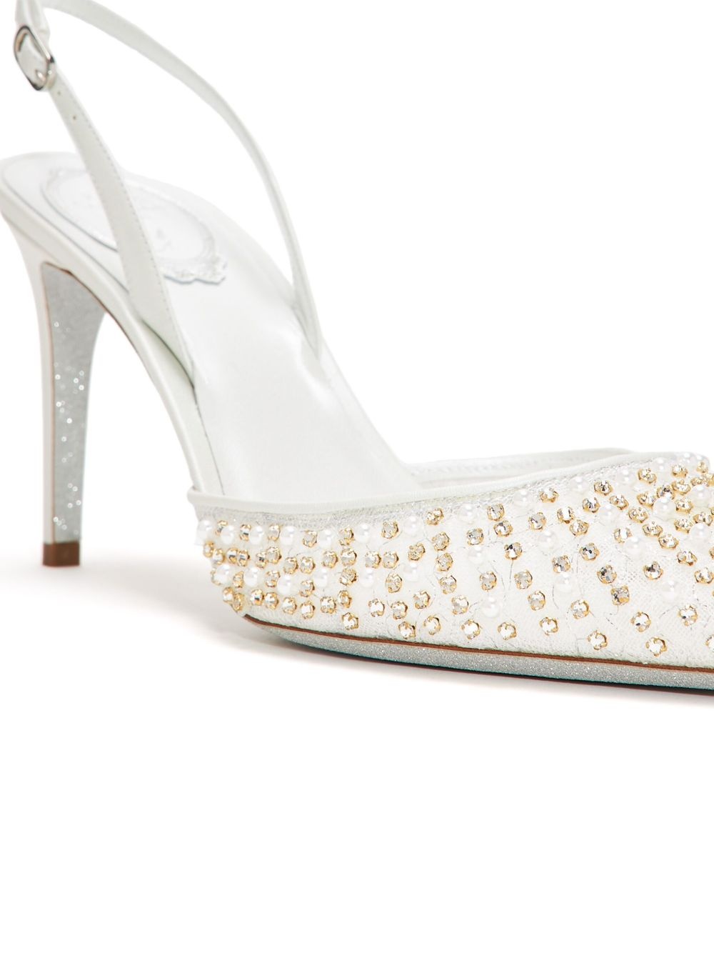 crystal-embellished pumps - 4