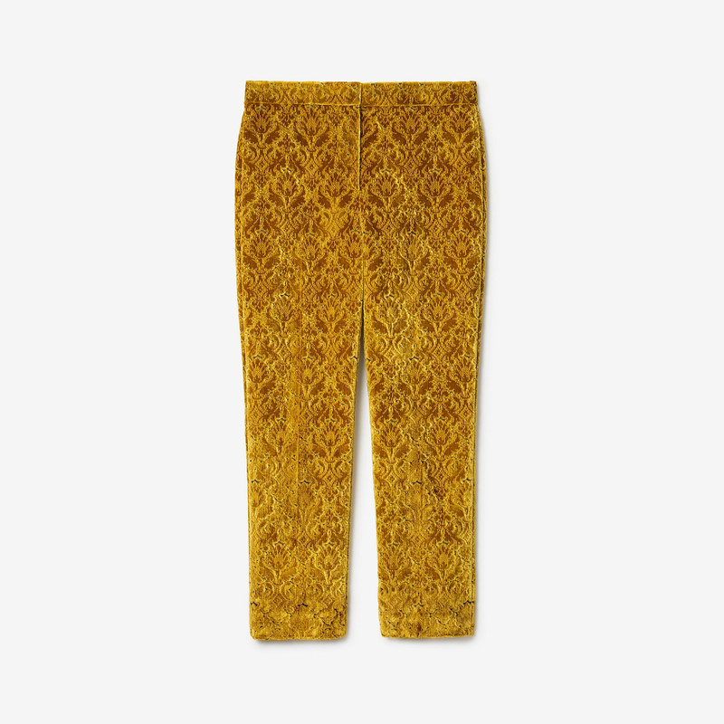 Baroque Velvet Tailored Trousers 1