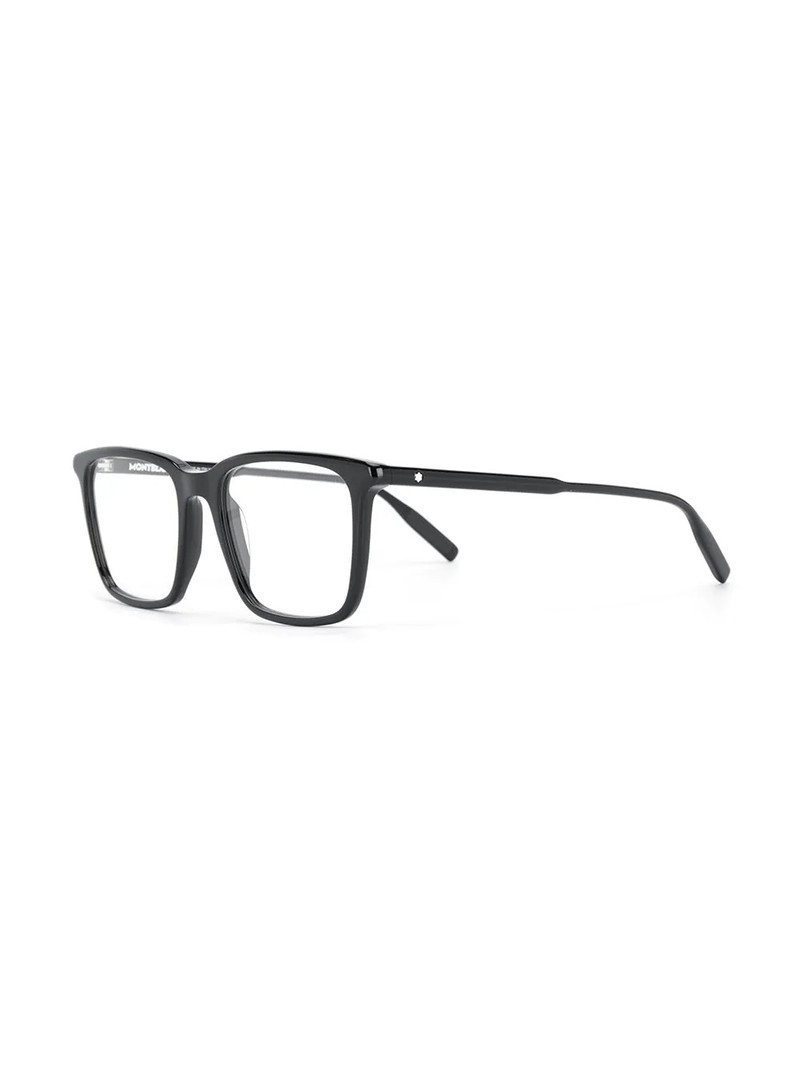 Montblanc rectangular frame glasses outlook