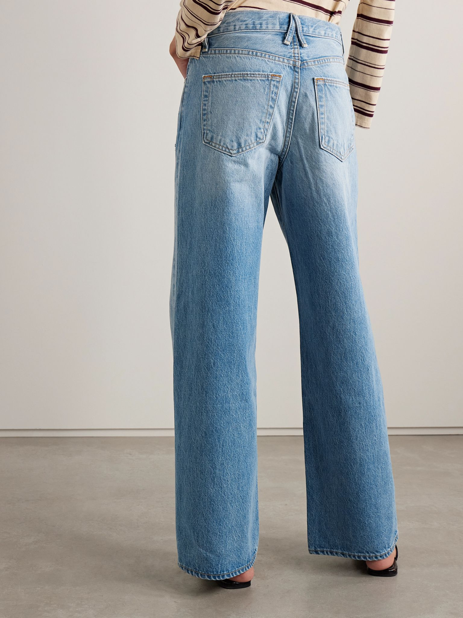 Selena mid-rise wide-leg jeans Mid denim - 4