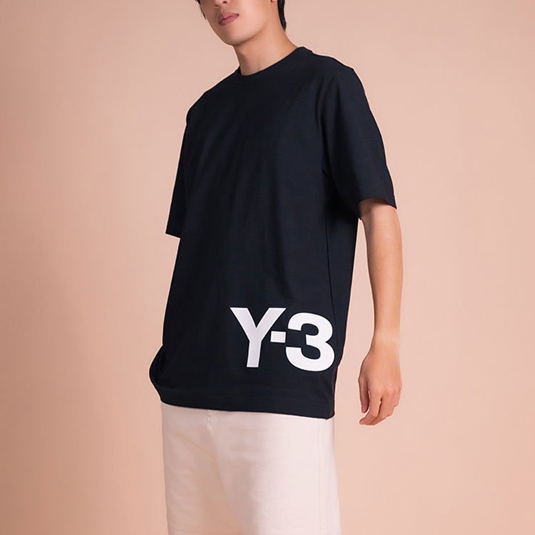 Y-3 adidas Y-3 CH1 Short Sleeve Large Logo Tee 'Black