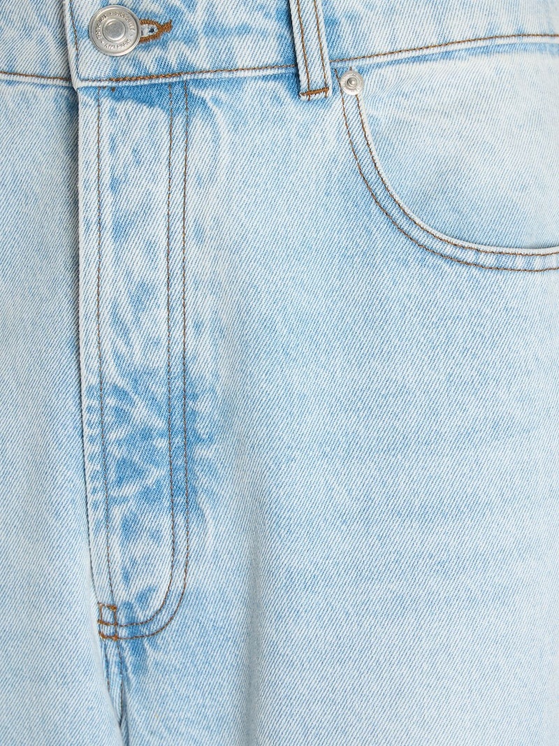 Loose cotton denim jeans - 2