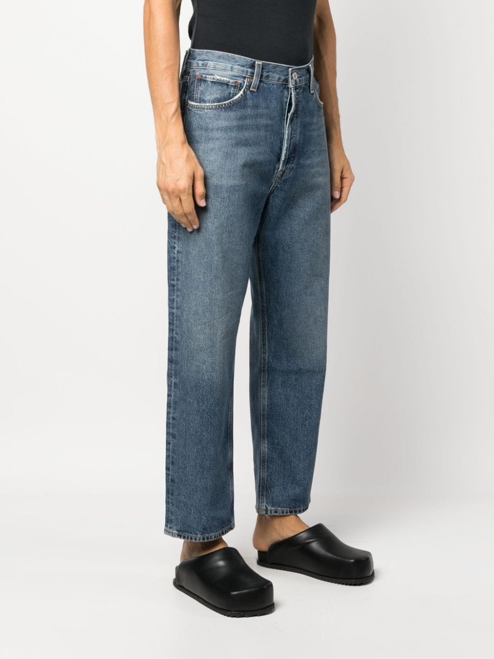 mid-rise straigth-leg jeans - 3