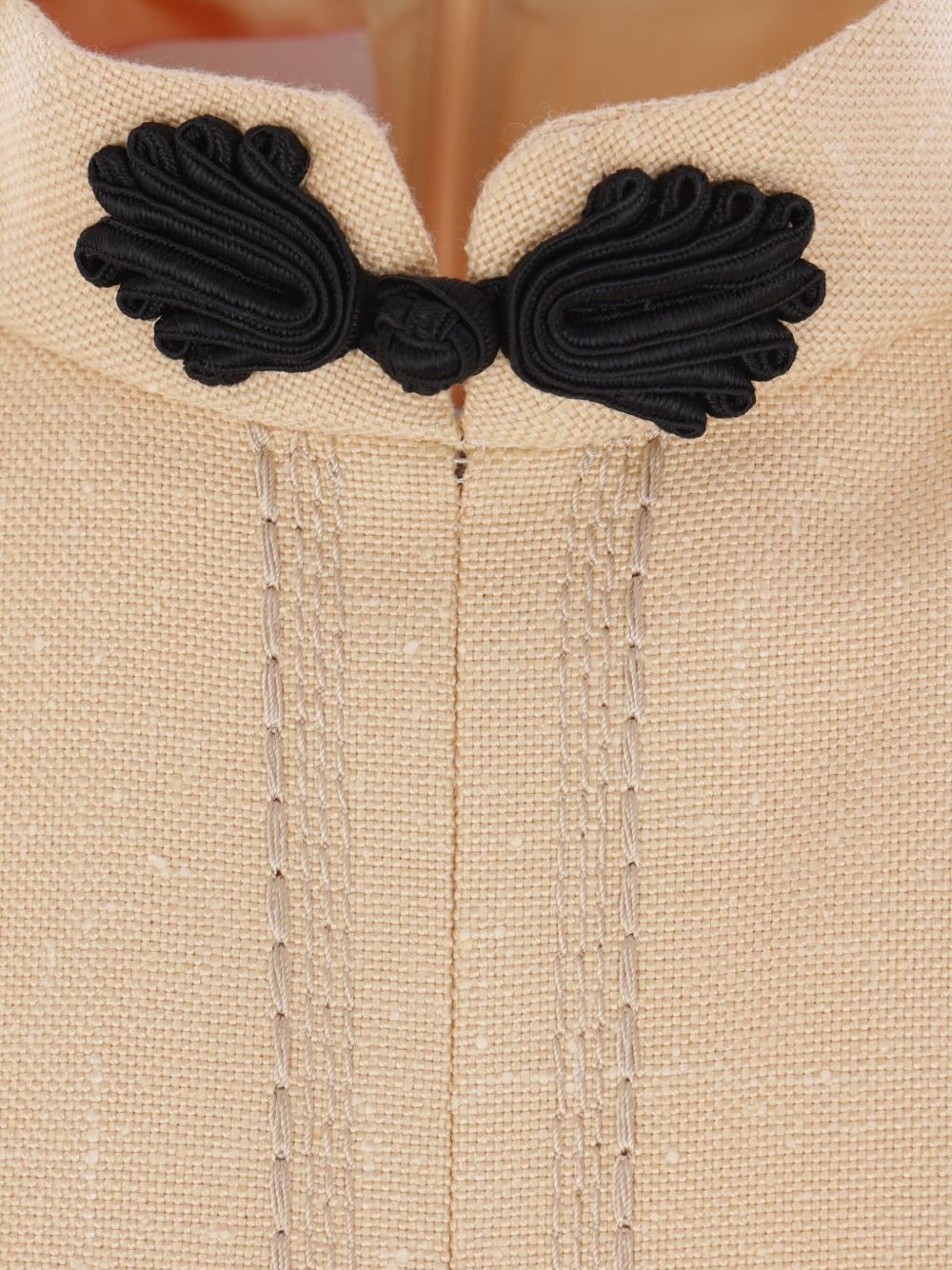 tasselled embroidered mini dress - 3
