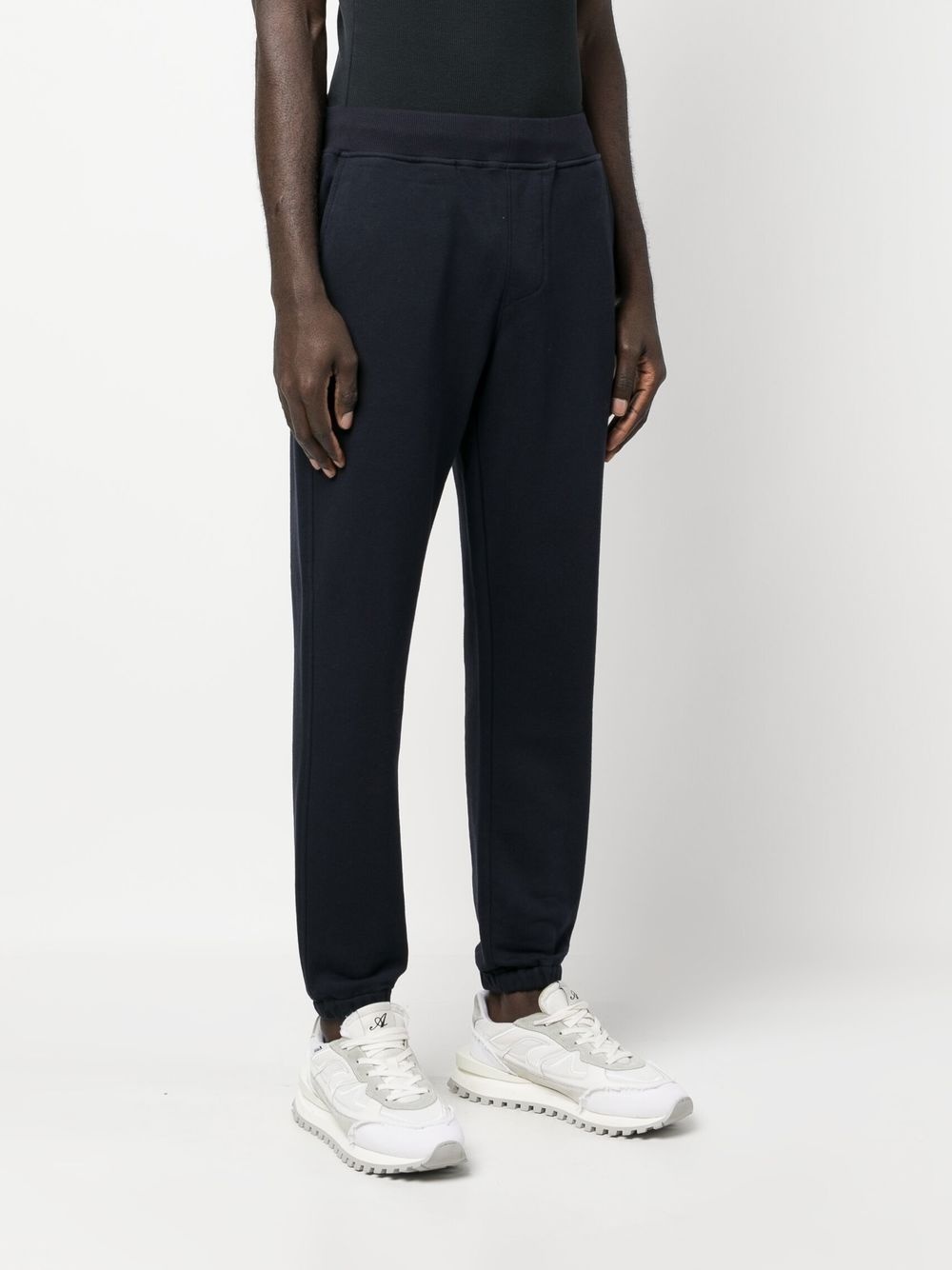 cotton embroidered-logo track pants - 3