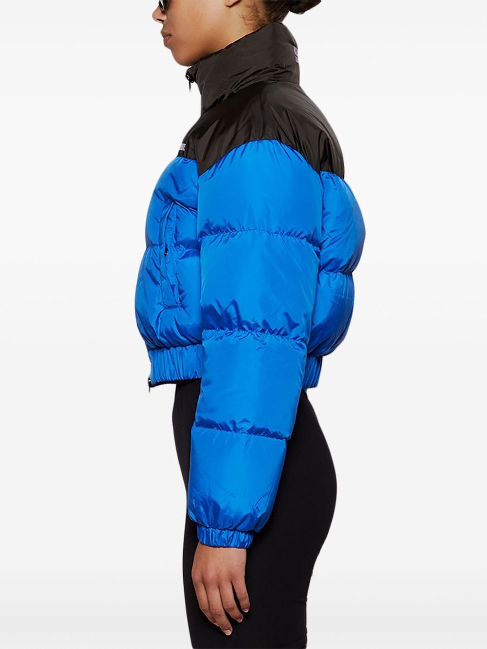 logo-print puffer jacket - 4