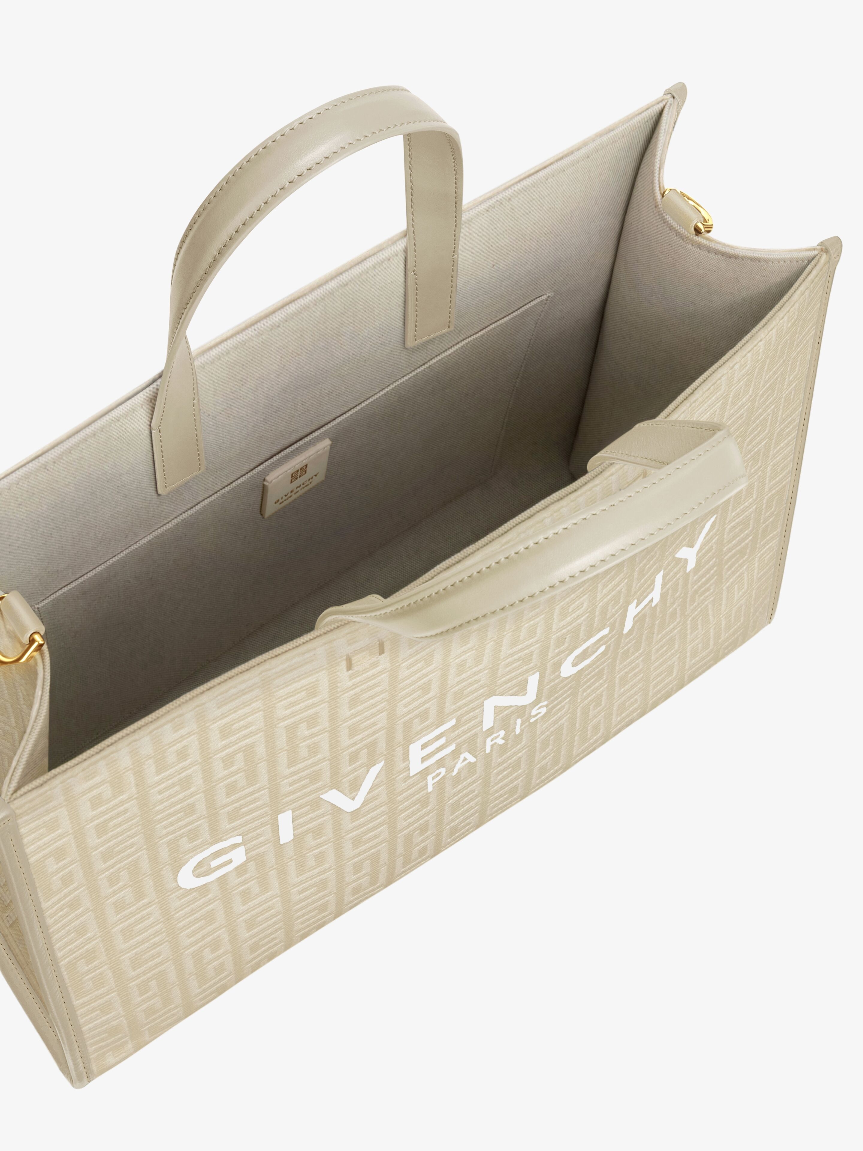 MEDIUM G-TOTE SHOPPING BAG IN 4G COATED CANVAS - 5