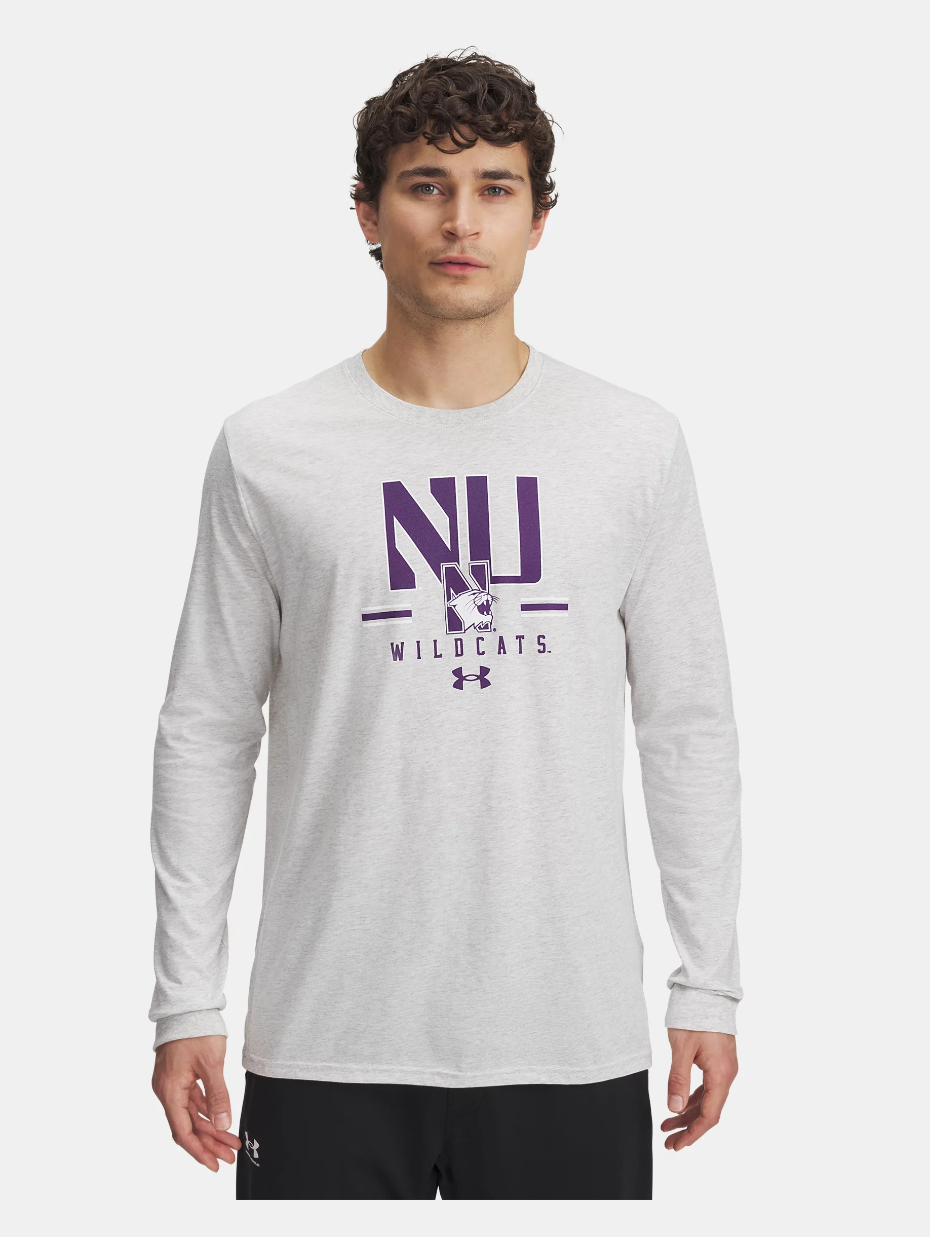 Men's UA Performance Cotton Collegiate Long Sleeve - 2