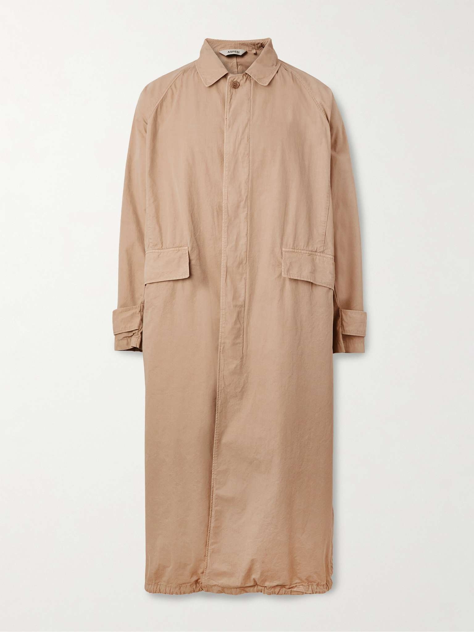 Cotton-Canvas Trench Coat - 1