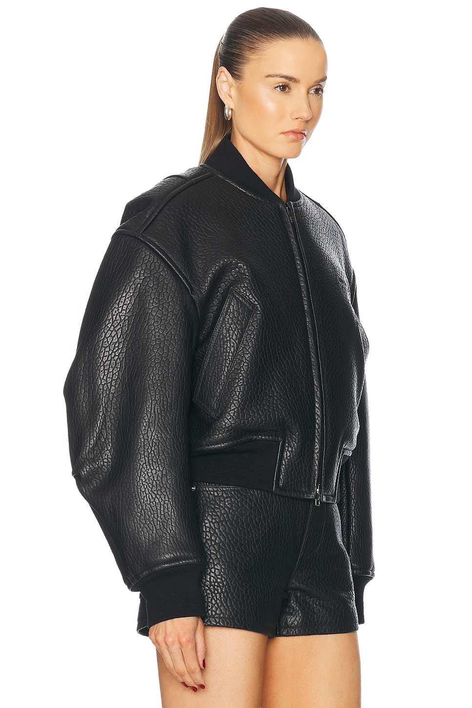 Cropped Bomber Jacket - 3