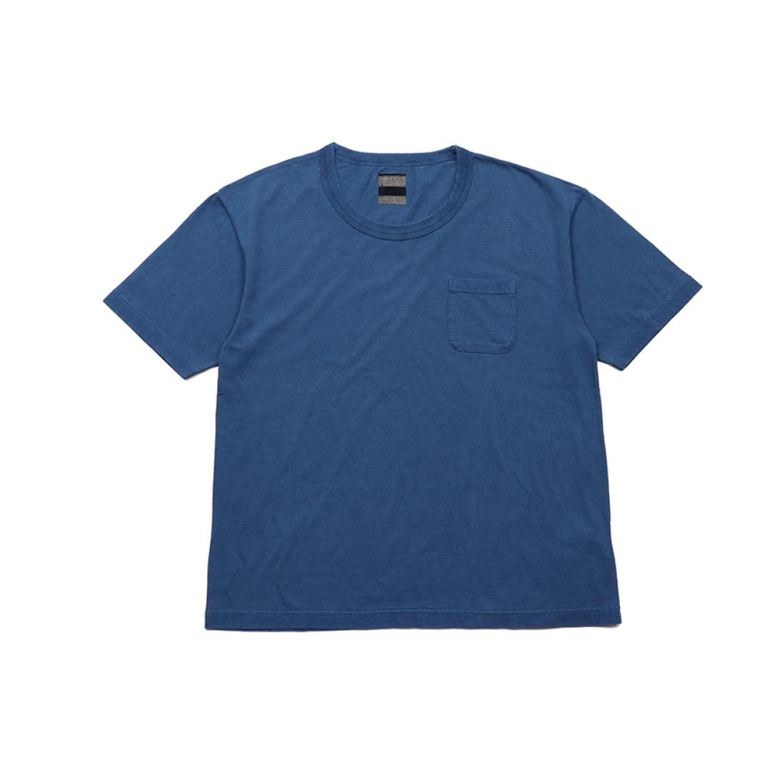 INDIGO DYE JUMBO TEE S/S INDIGO - 1