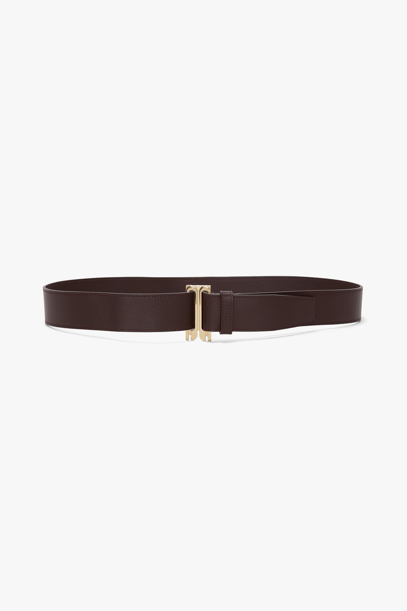 Dorian Tuxedo Belt In Burgundy Soft Leather 1