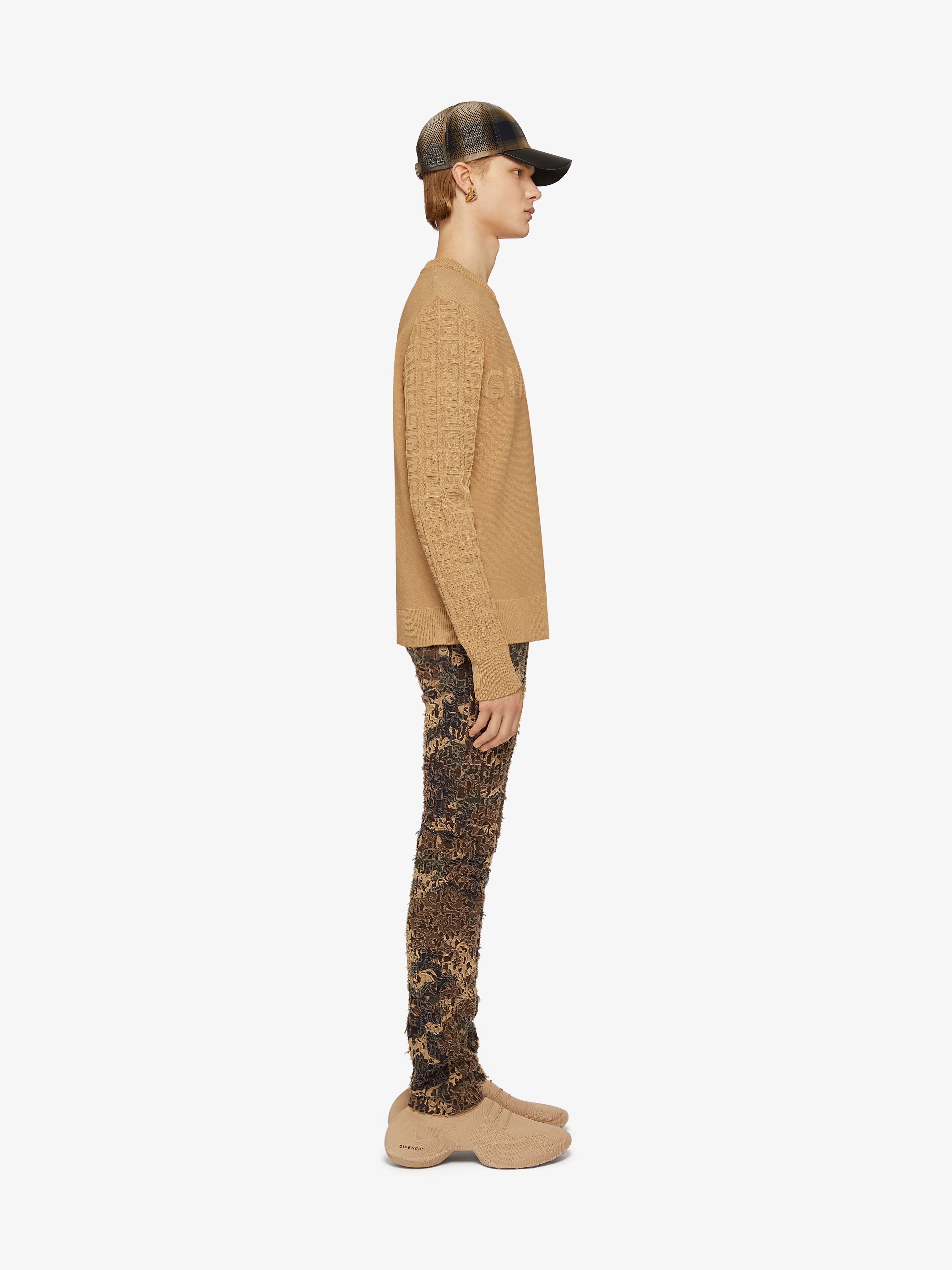 SLIM-FIT JEANS IN 4G DESTROYED DENIM - 3