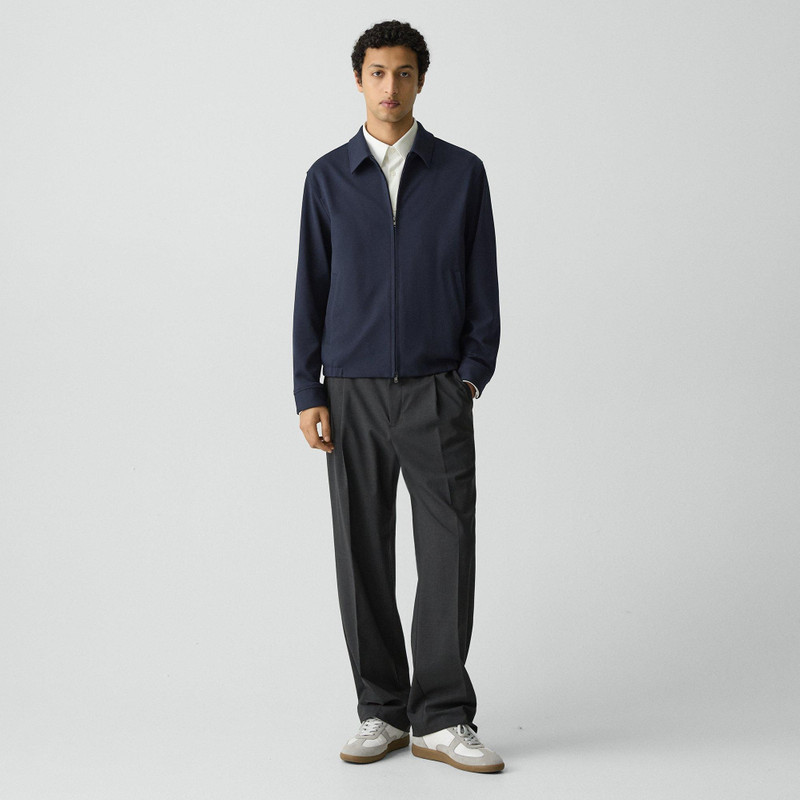 Theory Blouson Zip Jacket in Precision Piqué outlook
