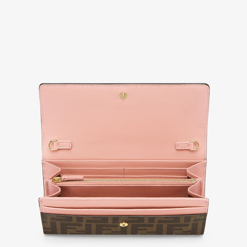 Fendi Continental Wallet With Chain 4