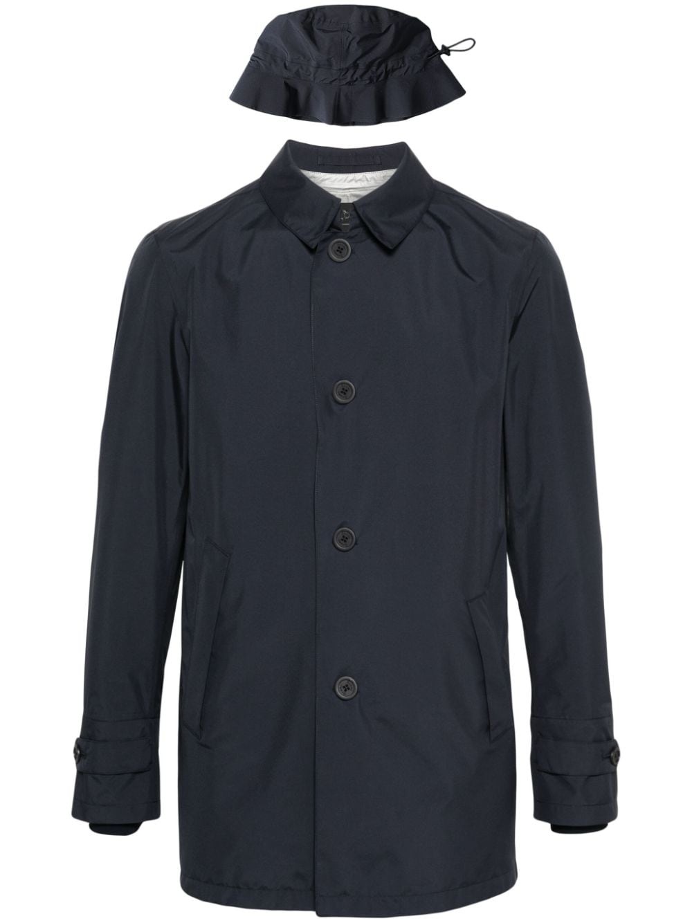 buttoned lightweight jacket - 1