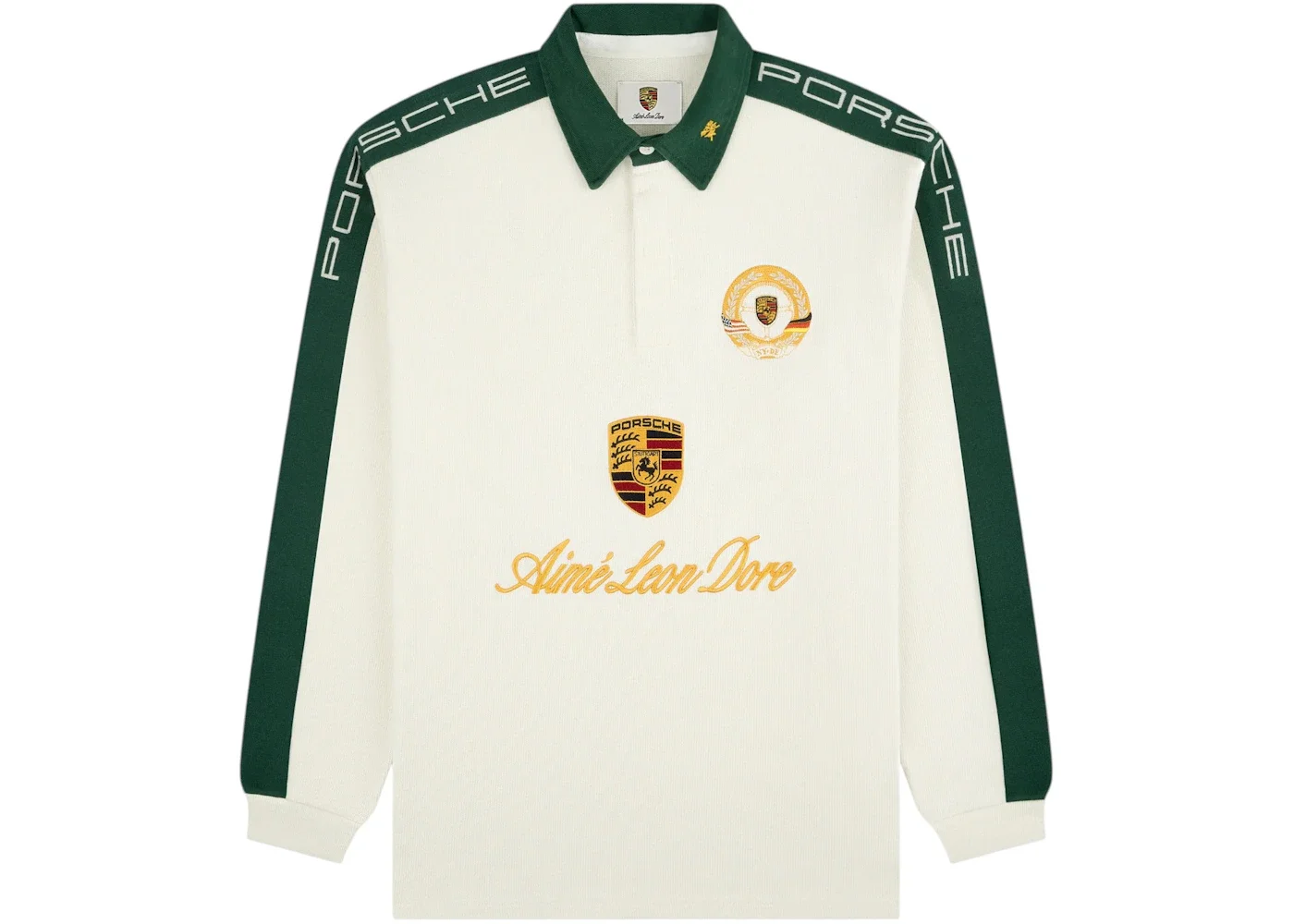 Aime Leon Dore x Porsche Crest Rugby Cream - 1