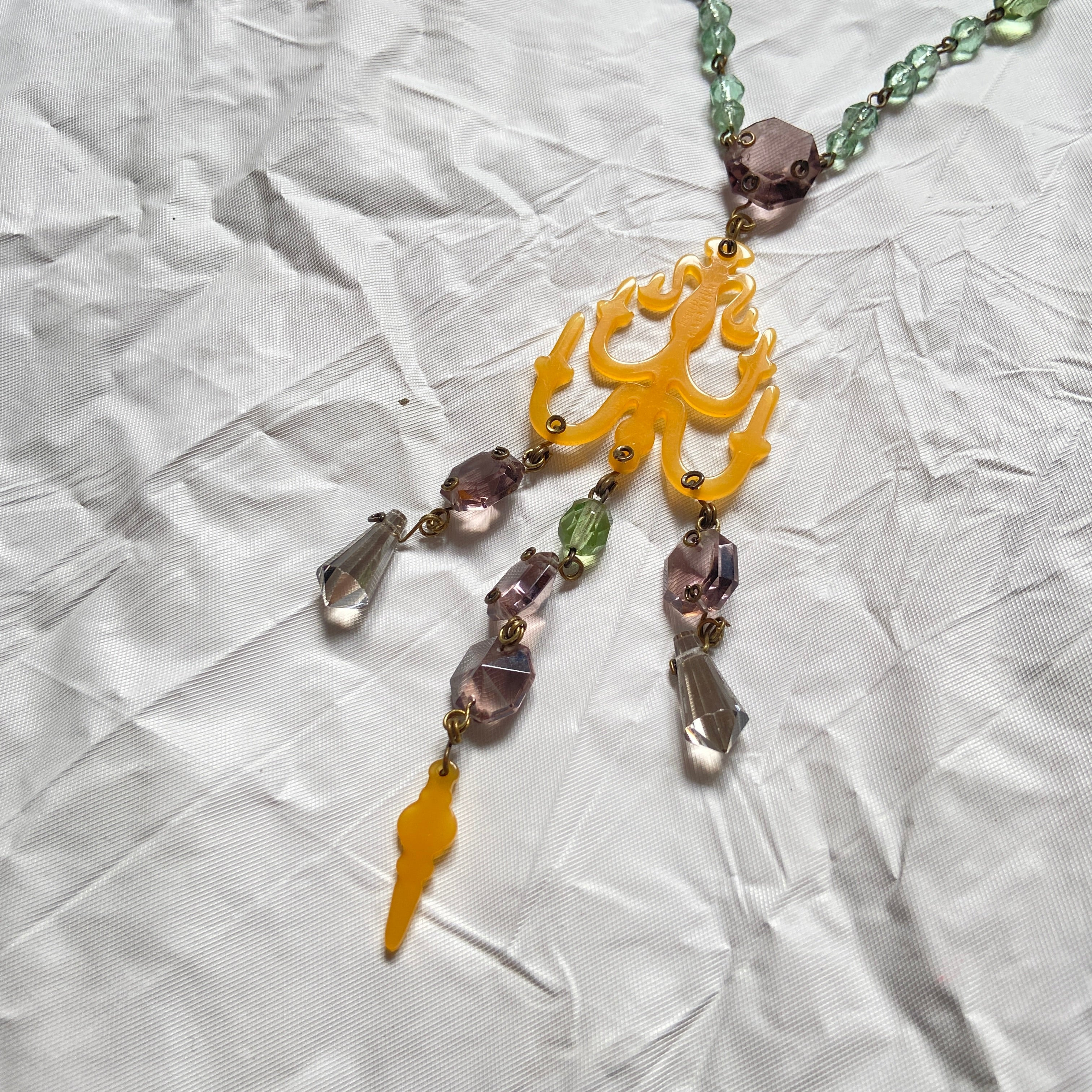 Jean Paul Gaultier Chandelier crystal necklace - 5