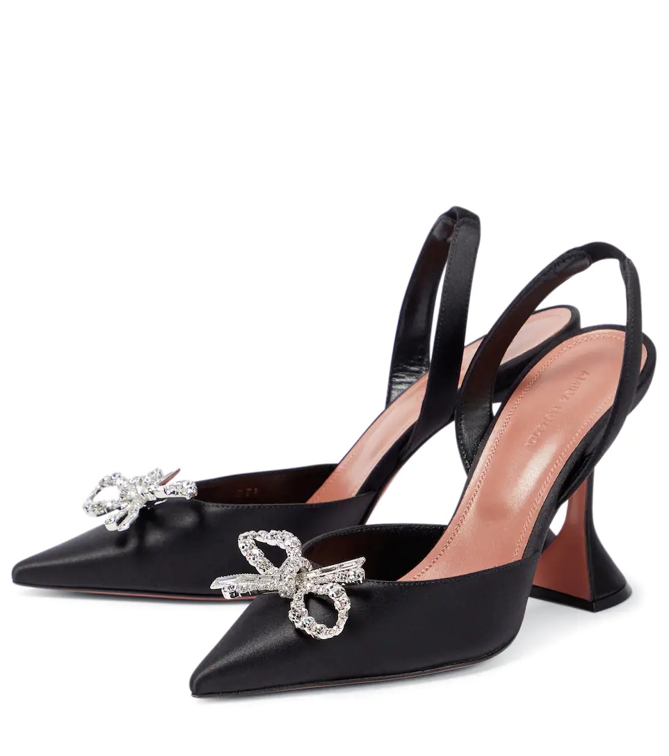 Rosie satin slingback pumps - 5