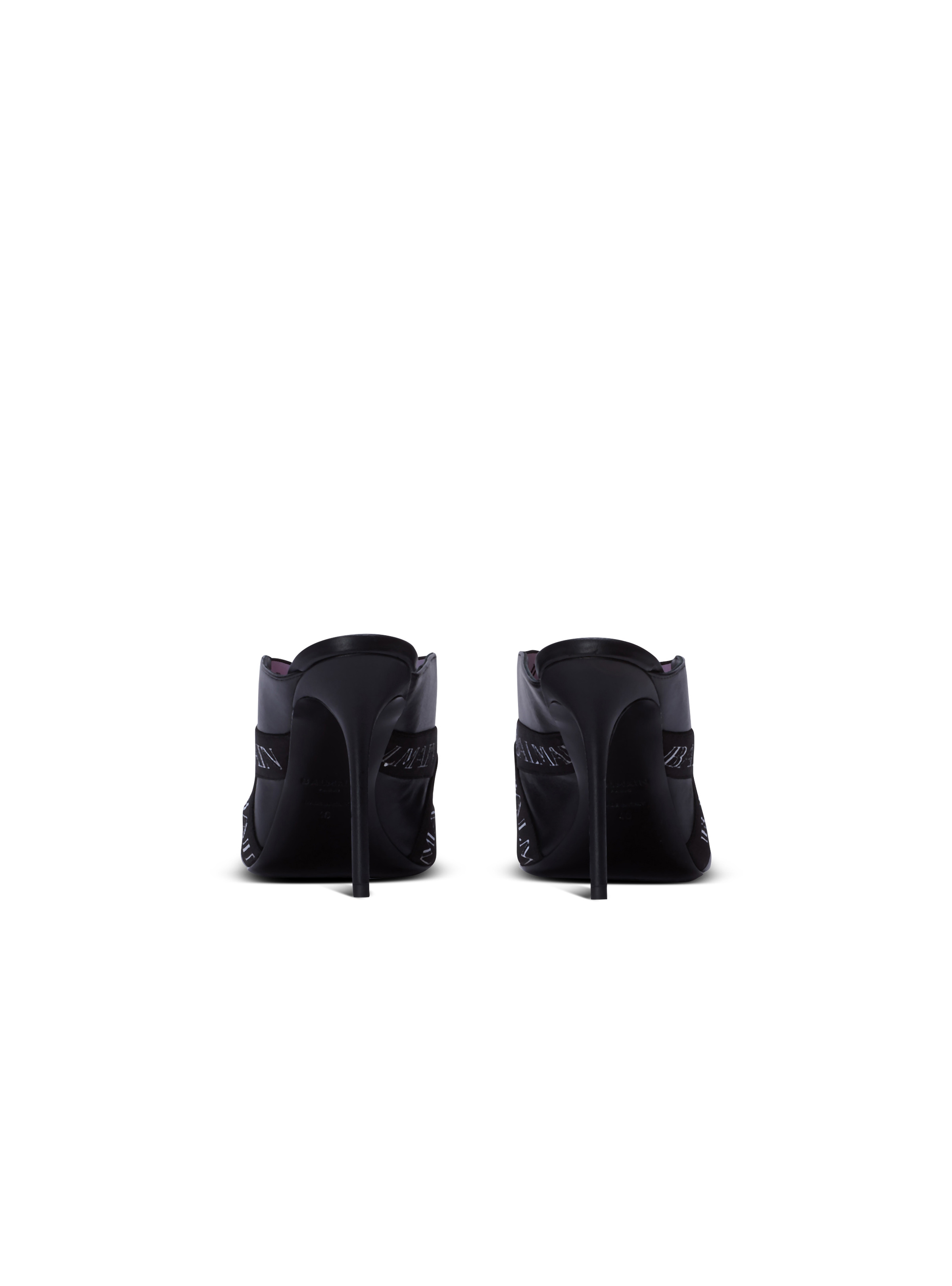 Balmain Ruby mules with Vintage Balmain straps | REVERSIBLE
