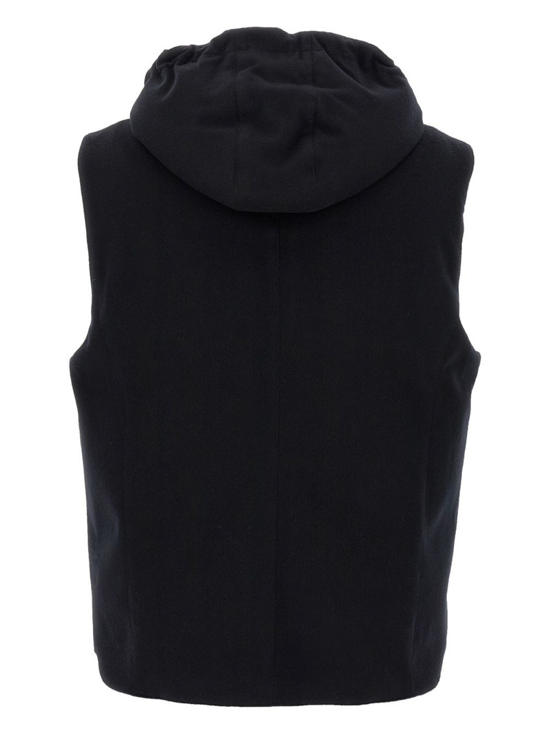 Brunello Cucinelli padded wool vest outlook