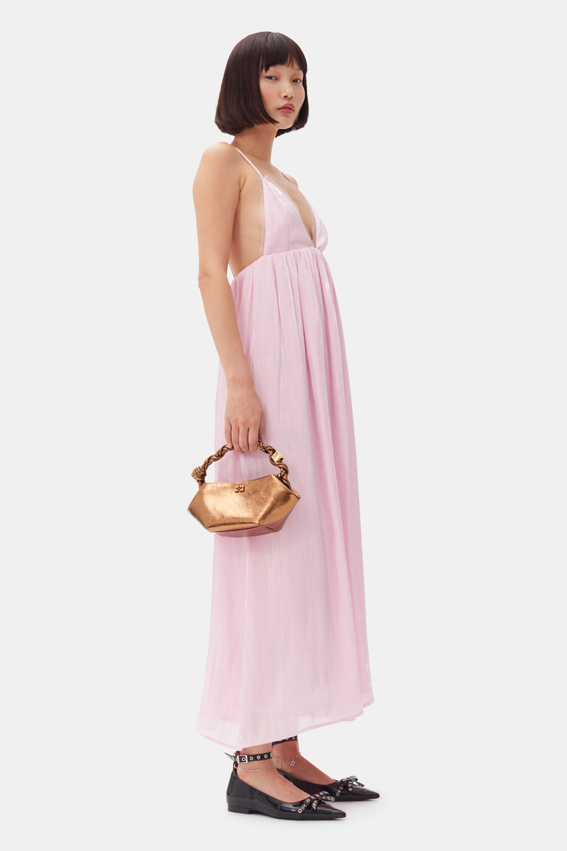 GANNI BRONZE METALLIC MINI GANNI BOU BAG outlook