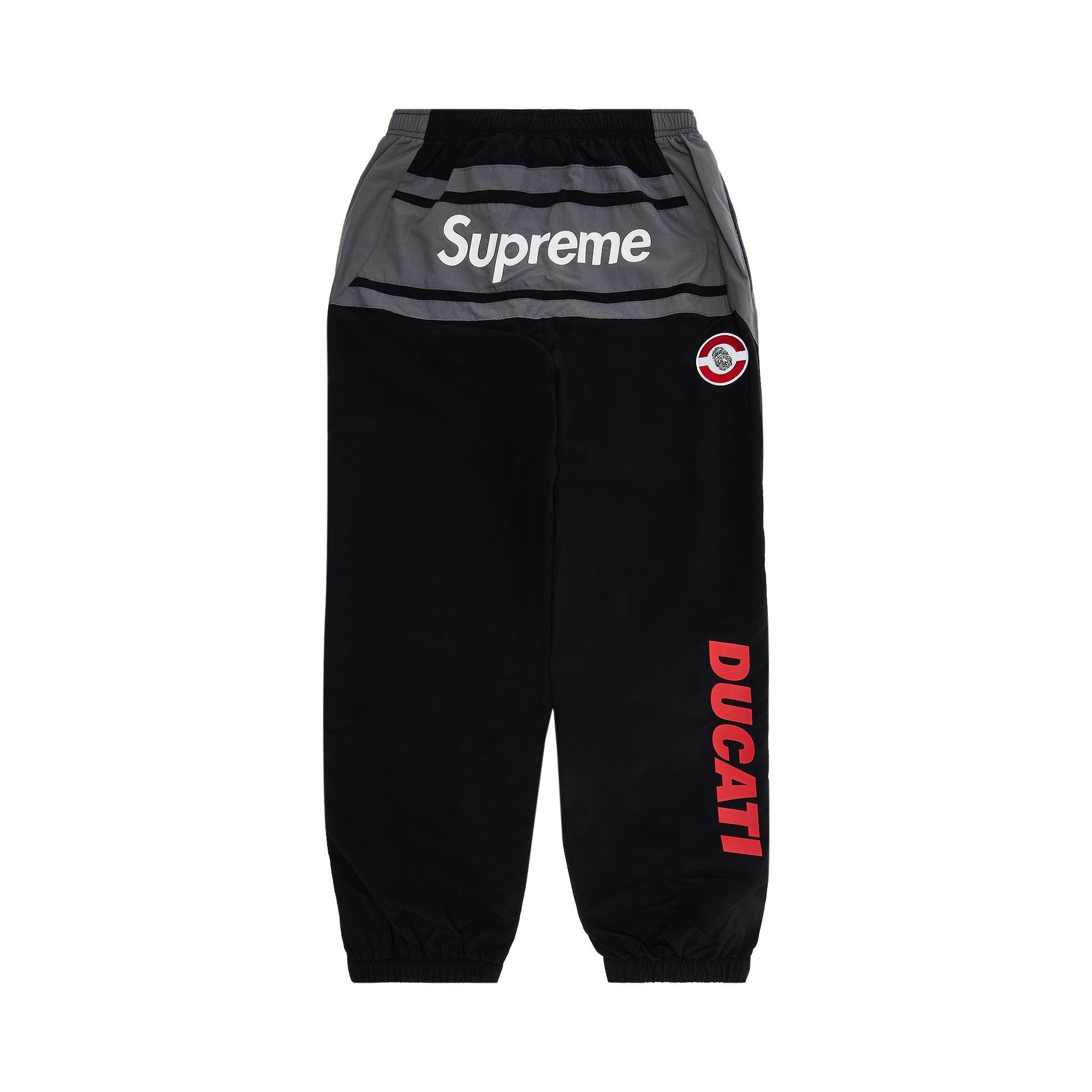 ●【新品】Supreme x Ducati Track Pant Black M Supreme Supreme x Ducati Track Pant 'Black' | REVERSIBLE