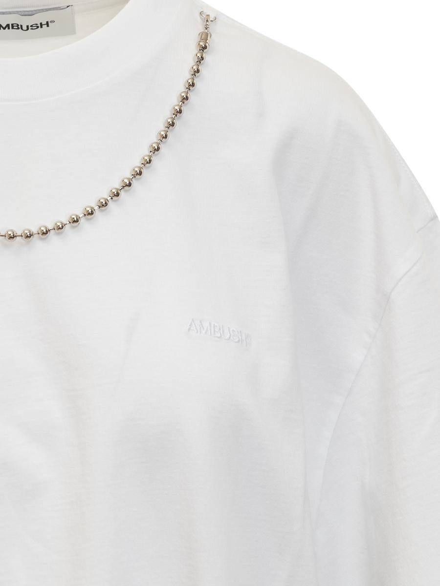 Ambush Ambush T-Shirt With Ball Chain | baltini | REVERSIBLE