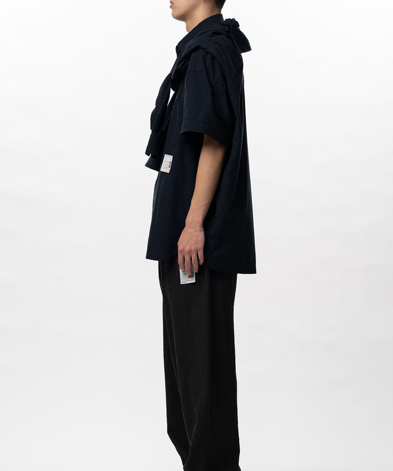 Sleeve Layered Check Shirt 12