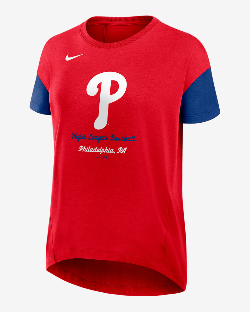 Philadelphia Phillies Flowy Women’s Nike Dri-FIT MLB T-Shirt 1