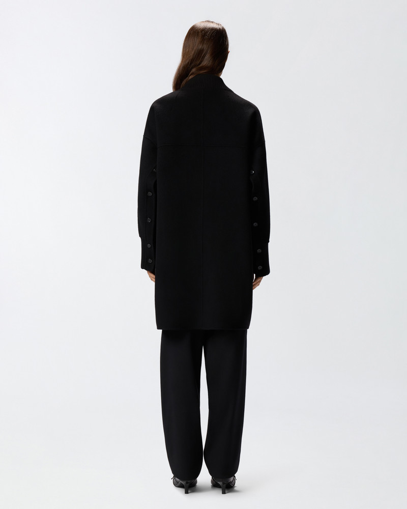 LONG DOUBLE CLOTH COAT 4