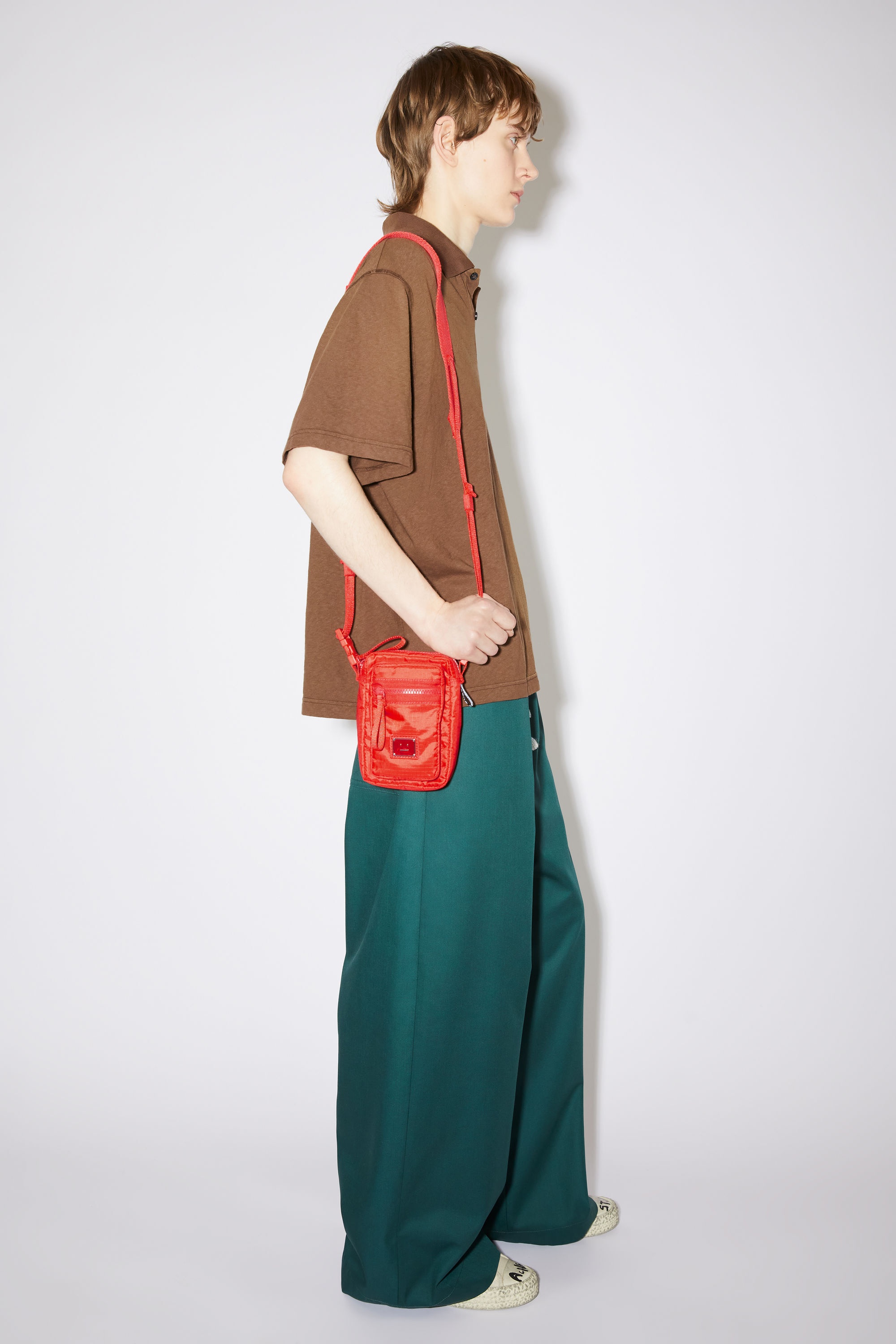 Crossbody Face bag - Red - 2