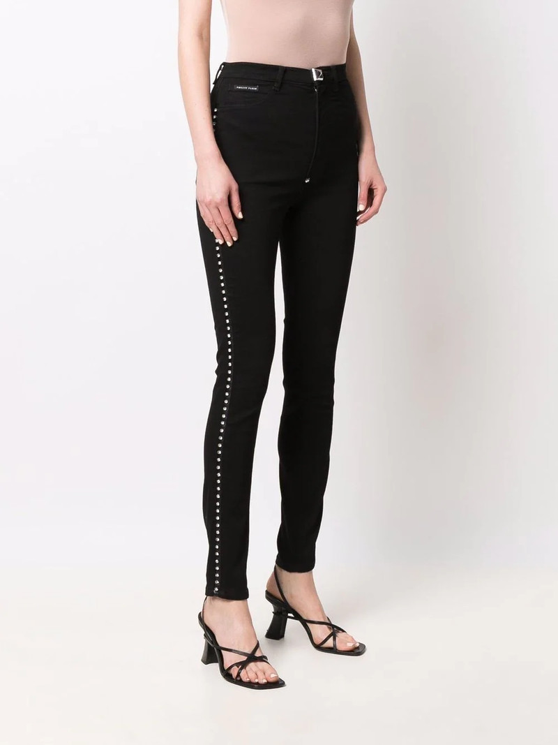 Crystal super high-waist jeggins 3