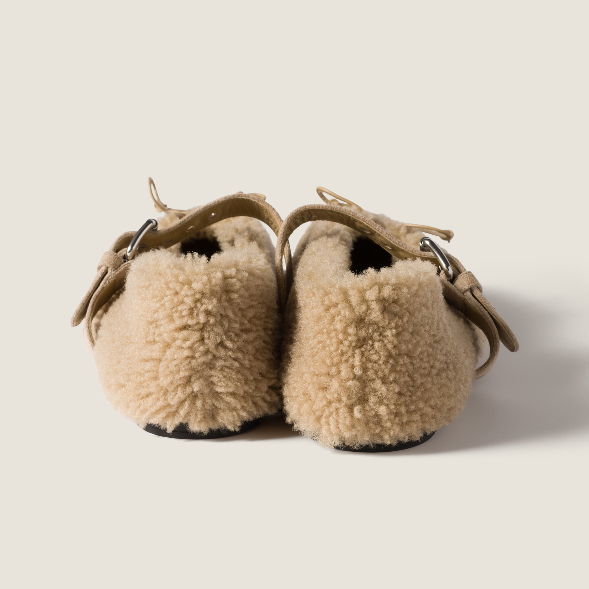 Shearling ballerinas - 3