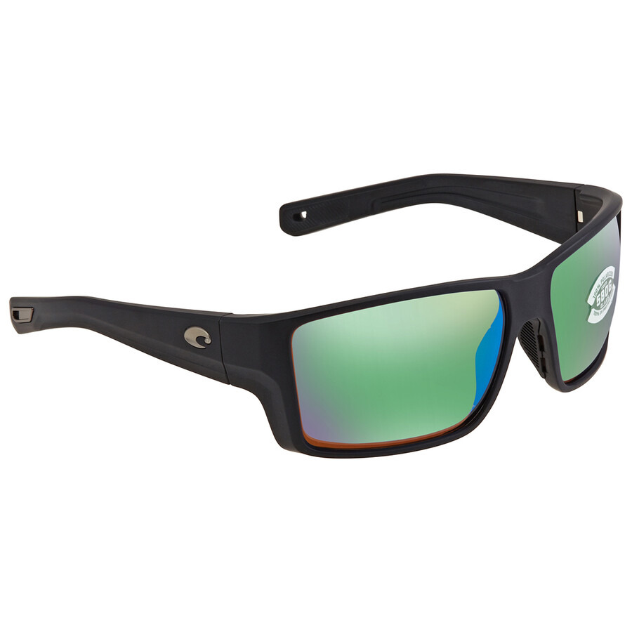 Costa Del Mar - Costa Del Mar REEFTON PRO Green Mirror Polarized Glass Men's Sunglasses 6S9080 908002 63 - 2