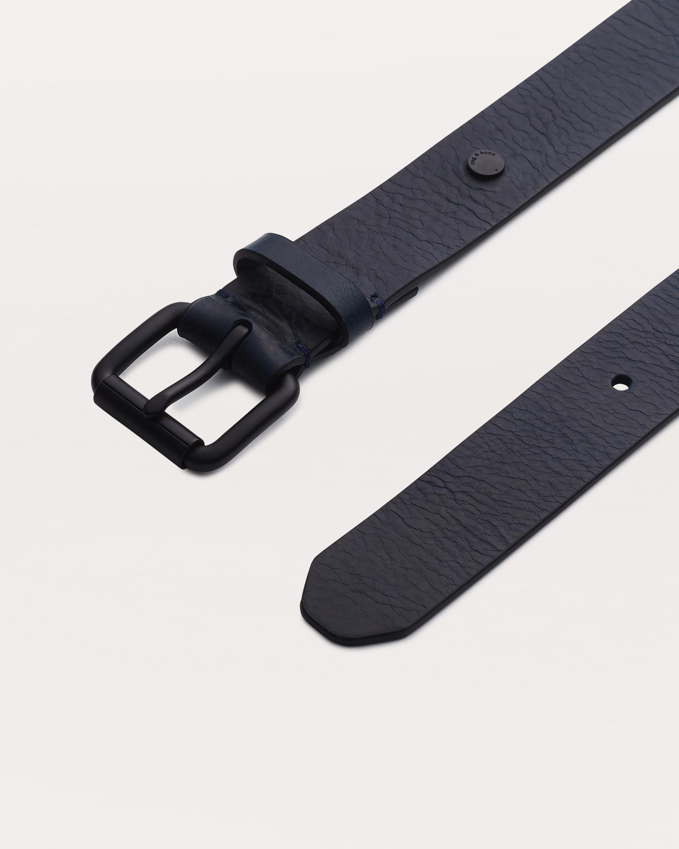 Liam Italian Leather Belt - 3