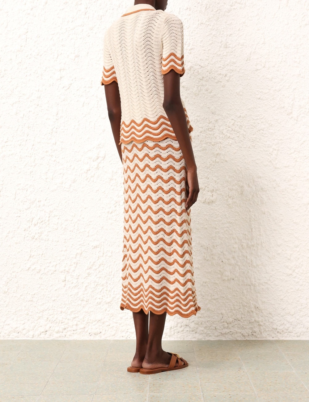 JUNIE TEXTURED KNIT SKIRT - 4