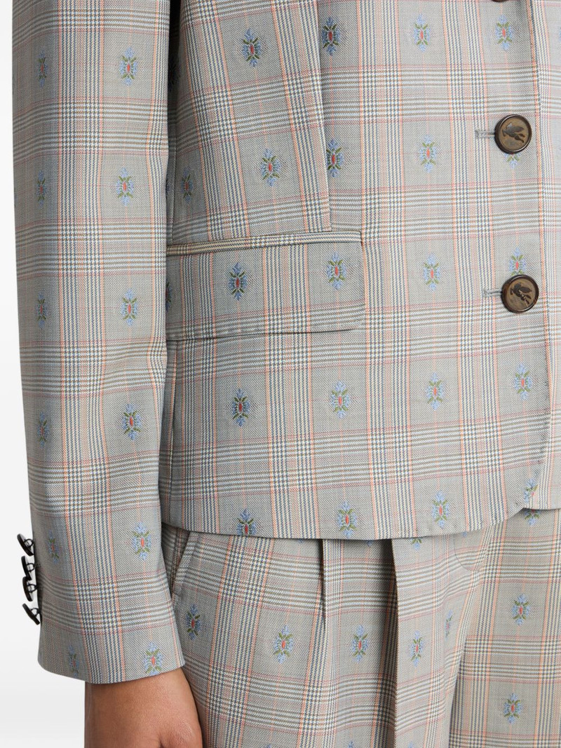 Prince Wales single-breasted blazer 4