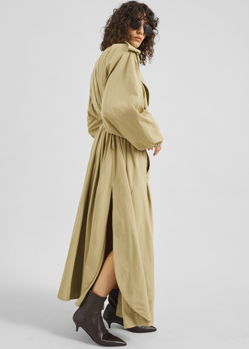 Elsdon Fluid Long Trench - Camel 3