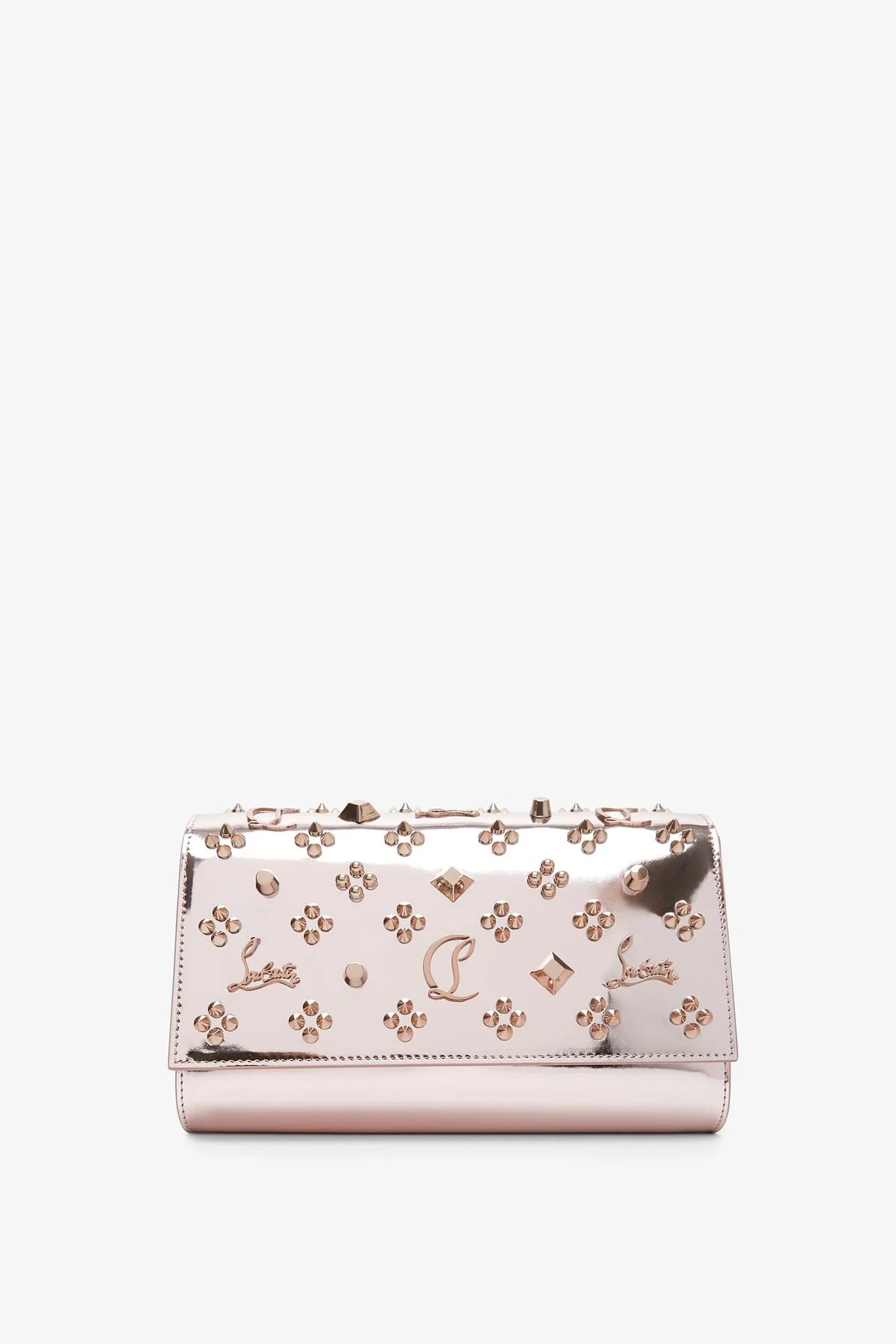 Paloma metallic loubinthesky clutch - 1