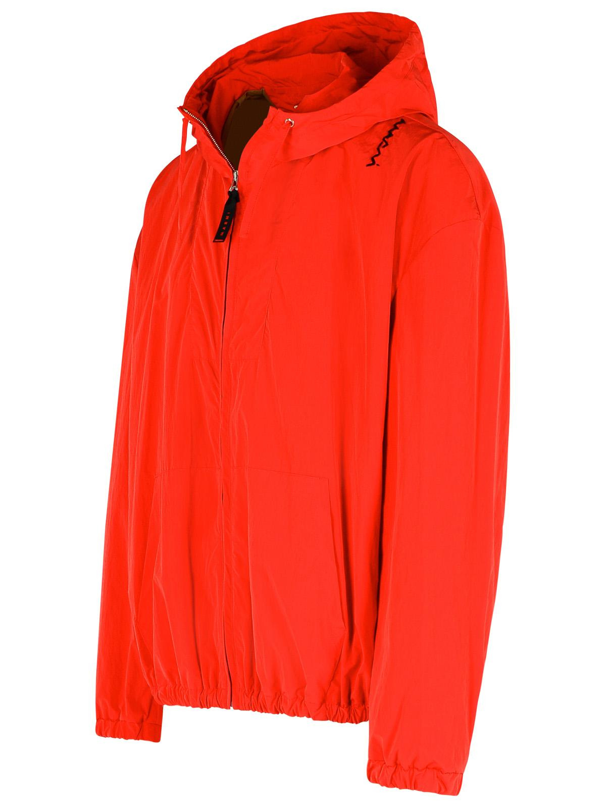 Marni Red Cotton Blend Jacket Men - 2