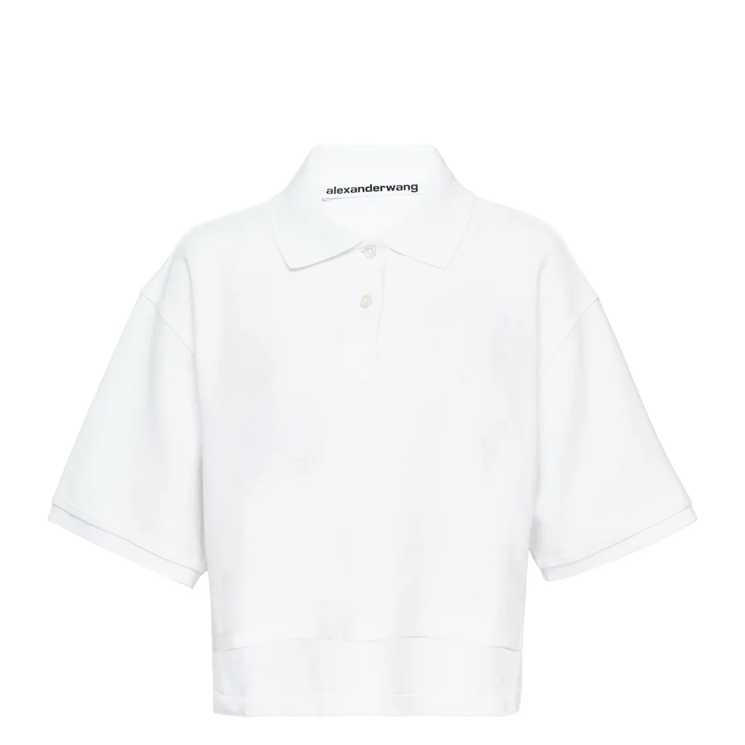 Oversized High-Low Polo Top - 1