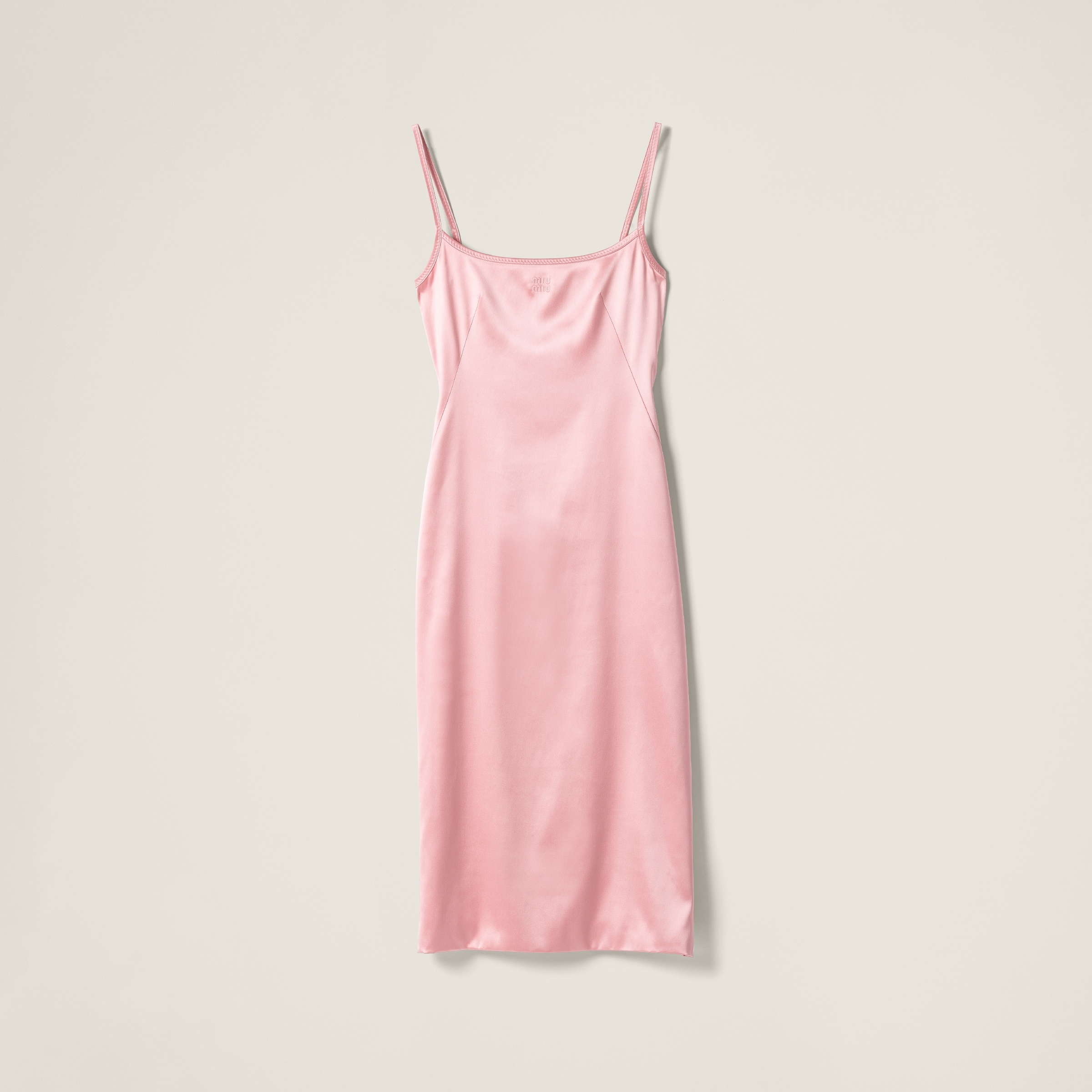 Stretch satin dress - 1