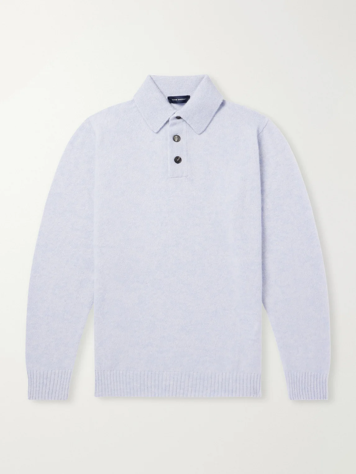 Cashmere and Silk-Blend Polo Shirt - 1