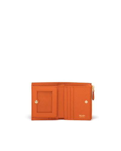 Prada Small Saffiano Leather Wallet outlook