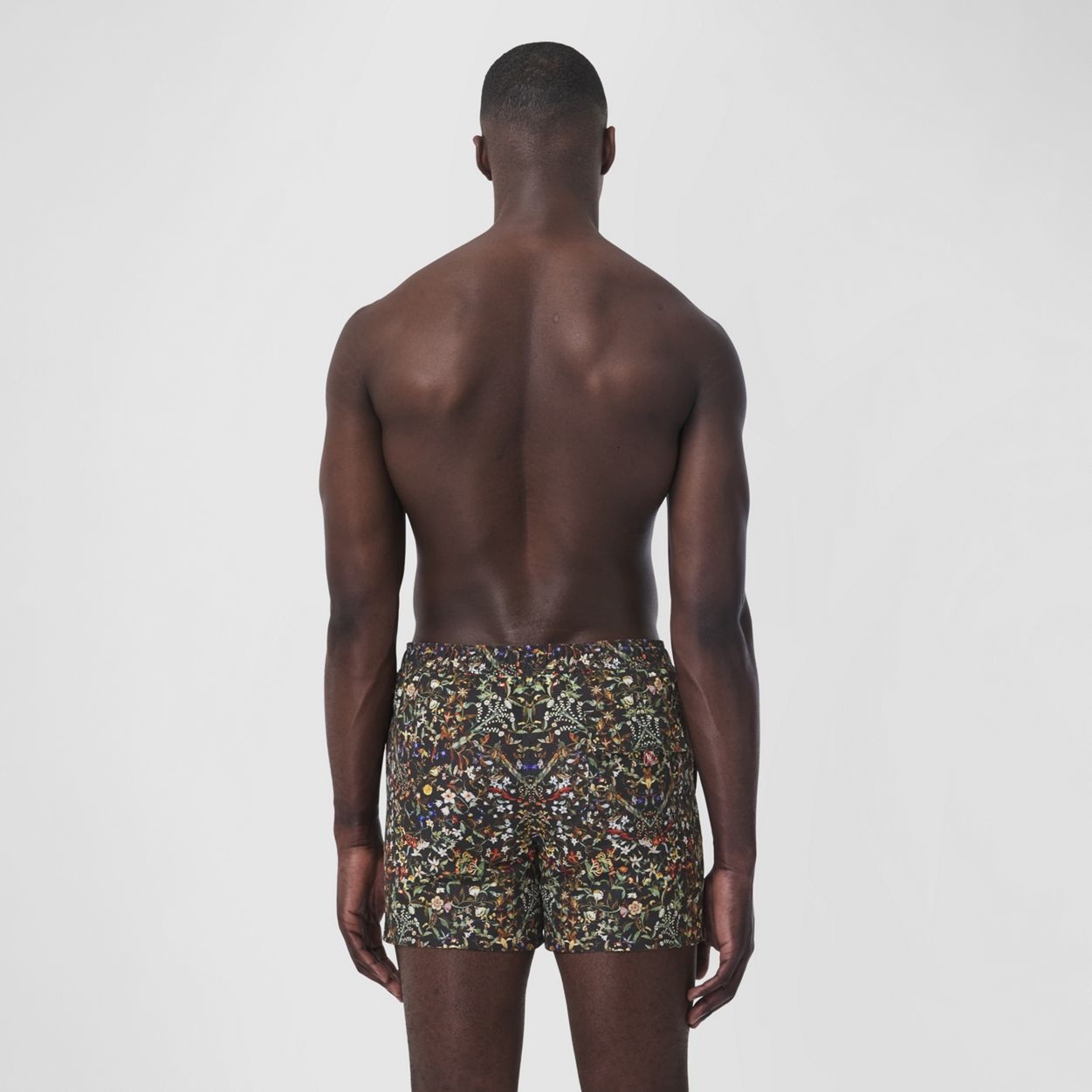 Floral Print Drawcord Swim Shorts - 3